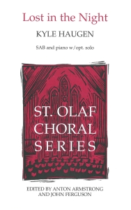 cover Lost in the Night SAB choral sheet music cover